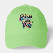Graffiti Colorful Text Saying Seize The Day