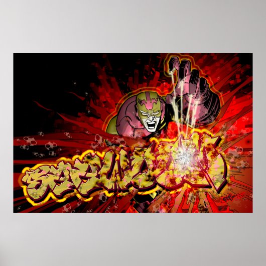 Graffiti, Comic, superheld Poster (Voorkant)