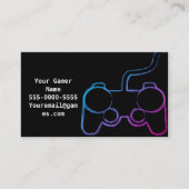 Graffiti Controller Video Game Gamer Visitekaartje (Voorkant)