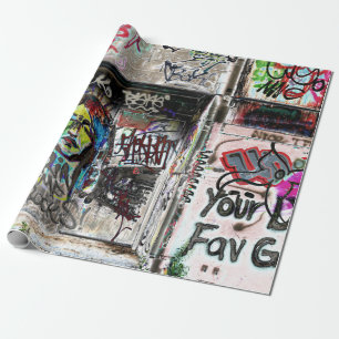 Graffiti Cool Decorative Urban Street Grunge Art Cadeaupapier