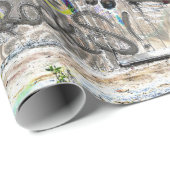 Graffiti Cool Decorative Urban Street Grunge Art Cadeaupapier (Rol Hoek)
