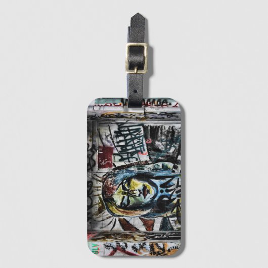 Graffiti Cool Modern Urban Street Art Bagagelabel (Voorkant (verticaal))