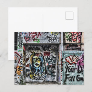 Graffiti Cool Modern Urban Street Art Briefkaart