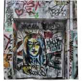 Graffiti Cool Modern Urban Street Art Douchegordijn (Voorkant)
