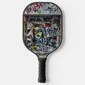 Graffiti Cool Modern Urban Street Art Pickleball Paddle (Achterkant)