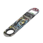 Graffiti Cool Modern Urban Street Art Speed Flessenopener (Achterkant Gekanteld)