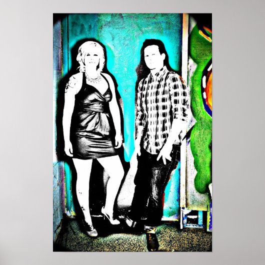 Graffiti Couple Poster (Voorkant)