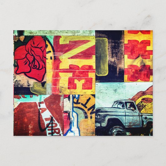 Graffiti Cover Richmond Briefkaart (Voorkant)