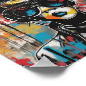 Graffiti Creatief Kleurrijk Wall Art Poster (Hoek)