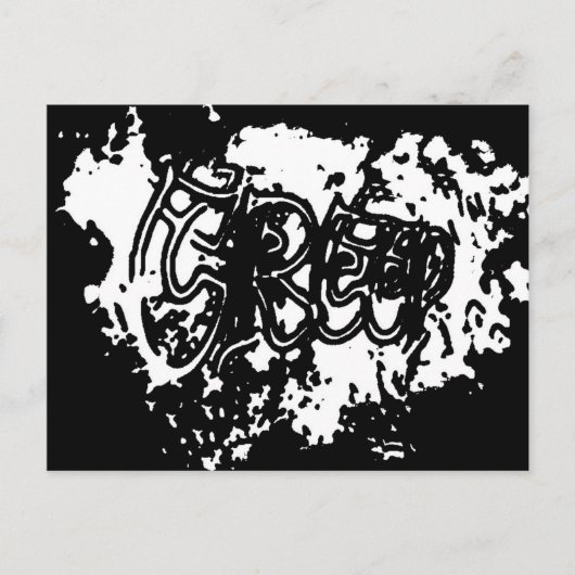 Graffiti Creep Feestdagenkaart (Voorkant)