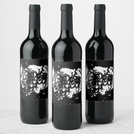 Graffiti Creep Wijn Etiket (Flessen)