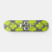 Graffiti Crosses aangepast skateboard (Horizontaal)