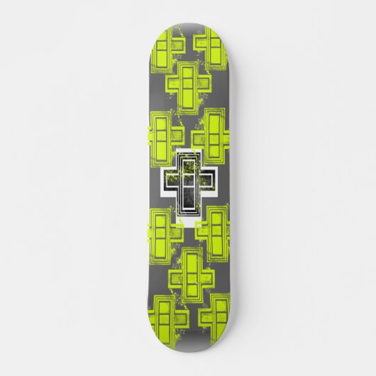 Graffiti Crosses aangepast skateboard (Voorkant)