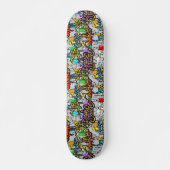 Graffiti Dance Hip Hop Pattern Urban Persoonlijk Skateboard (Voorkant)