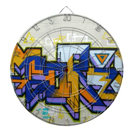 Graffiti Dartbord (Voorkant)