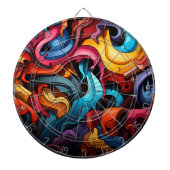 Graffiti-dartbord Dartbord (Voorkant)