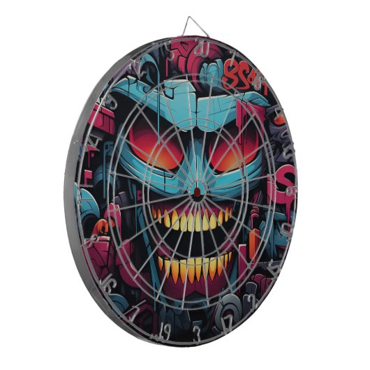 Graffiti-dartbord Dartbord (Voorkant Links)