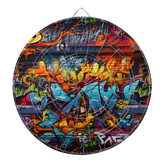 Graffiti-dartbord Dartbord (Voorkant)