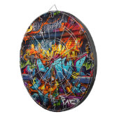 Graffiti-dartbord Dartbord (Voorkant Rechts)