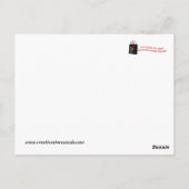 Graffiti : de zwemmer - briefkaart (Achterkant)