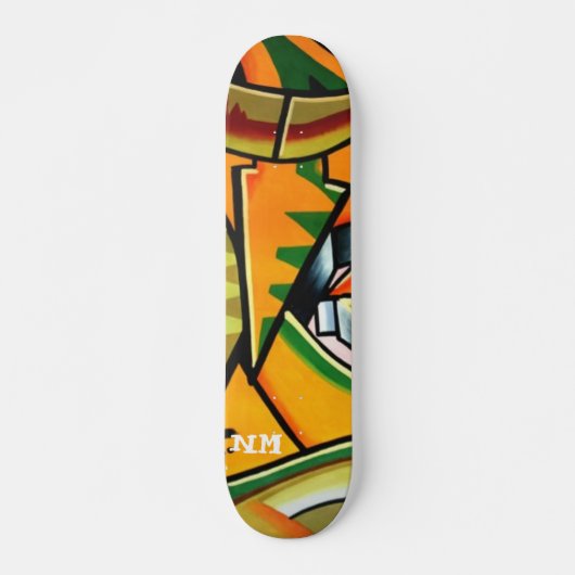 graffiti-dek persoonlijk skateboard (Voorkant)