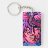 Graffiti Demon Girl Sleutelhanger (Voorkant)