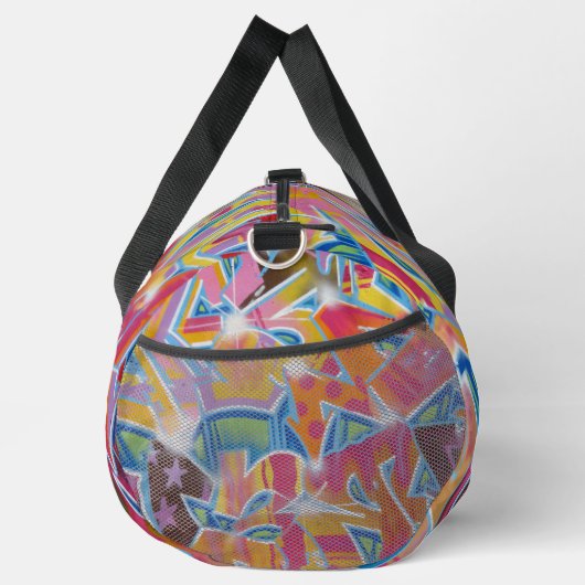 Graffiti Design Duffel Bag Plunjezak (Rechts)