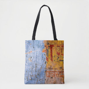 Graffiti devanagari, met wandbekleding tote bag