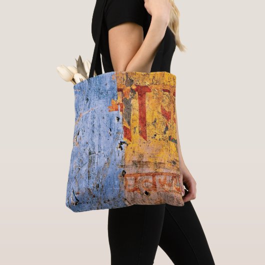 Graffiti devanagari, met wandbekleding tote bag (Dichtbij)
