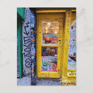 Graffiti Dining Dublin Ierland Briefkaart