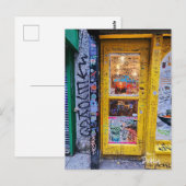 Graffiti Dining Dublin Ierland Briefkaart (Voorkant / Achterkant)