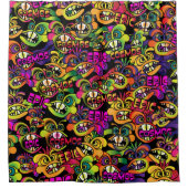 Graffiti Douchegordijn (Voorkant)