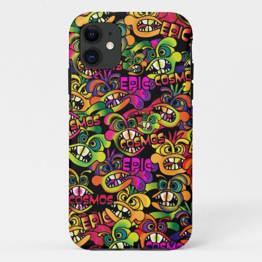Graffiti douchegordijn Case-Mate iPhone case (Achterkant)