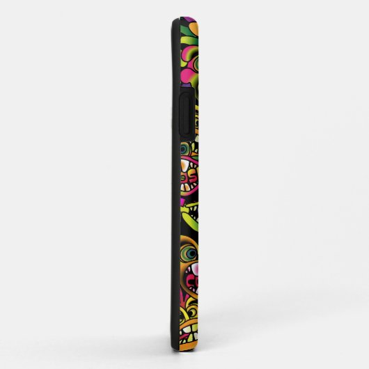 Graffiti douchegordijn Case-Mate iPhone case (Achterkant/rechts)