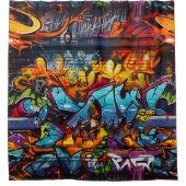 graffiti-douchegordijn douchegordijn (Voorkant)