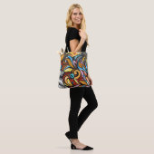 Graffiti Draak Tote Bag (Op model)