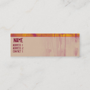 GRAFFITI DRIP 1 MINI VISITEKAARTJE