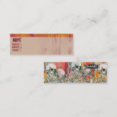 GRAFFITI DRIP 1 MINI VISITEKAARTJE (Voorkant / Achterkant)