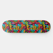 Graffiti, druipende verf persoonlijk skateboard (Horizontaal)