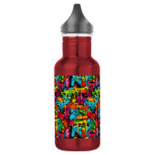 Graffiti, druipende verf waterfles (Links)