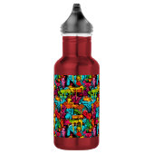 Graffiti, druipende verf waterfles (Rechts)
