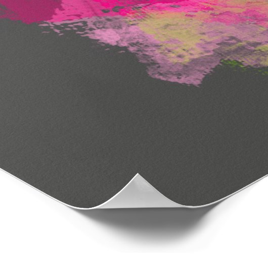 Graffiti Duck-Poster Poster (Hoek)