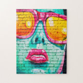 Graffiti: Een Pop Kunst Diva Puzzle Legpuzzel (Verticaal)