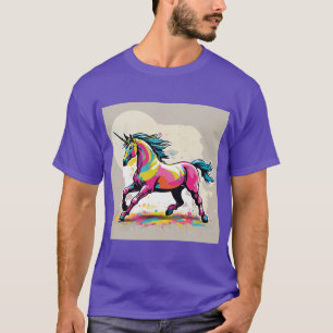 Graffiti Eenhoorn: Banksy-geïnspireerd ontwerp T-shirt