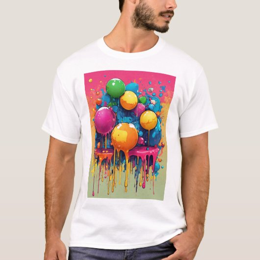 Graffiti Elegantie: Hanna-Barbera's kunst op Fordr T-shirt (Voorkant)