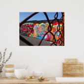 Graffiti en kettingen poster (Keuken)