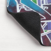 Graffiti en label muismat (Hoek)