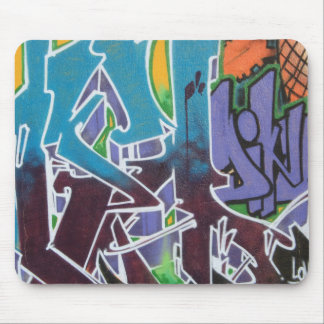 Graffiti en label muismat