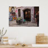 Graffiti en Poster van Bike (Keuken)