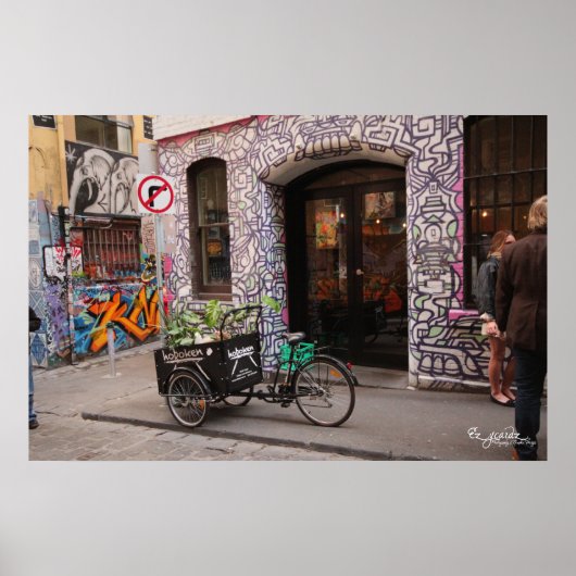 Graffiti en Poster van Bike (Voorkant)